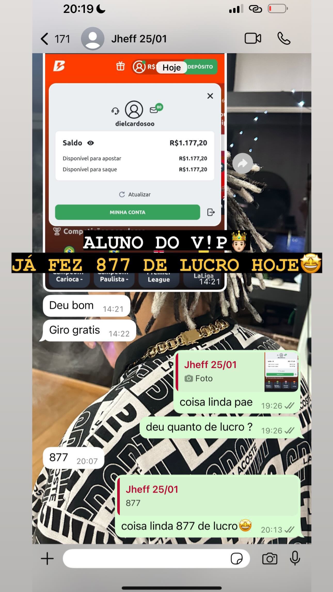 Depoimento de aluno 3